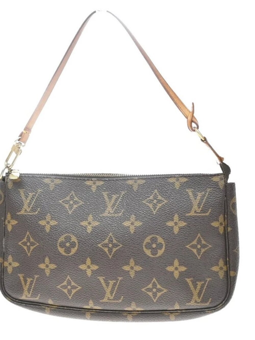LOUIS VUITTON Pochette Accessoires Hand Bag Monogram Leather BN M51980 16KD893